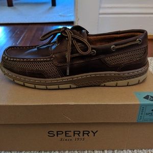 sperry tarpon ultralite dark brown